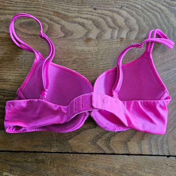 Victoria Secret Very Sexy Push Up 32b bra hot pink - Picture 2 of 5